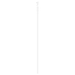 Porte Coulissante avec Set de Matériel Blanc 73.5x198.5 cm Bois Massif Pin 
