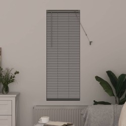Store de Fenêtre avec des rideaux Autre Argenté 80 x 130 cm Aluminium 