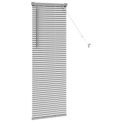 Store de Fenêtre avec des rideaux Autre Argenté 80 x 130 cm Aluminium 