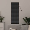 Store de Fenêtre avec des rideaux Autre Noir 80 x 130 cm Aluminium 