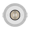 Projecteurs encastrés 12 pcs Rond GU10 Argent Ø91 mm 