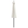 Parasol de balcon avec mât en aluminium Sable 300x155 cm Demi 