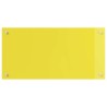 Dosseret de cuisine Jaune 80x40x0,6 cm en verre trempé 