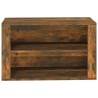 Étagère à chaussures Chêne fumé 75x35x45 cm Bois d'ingénierie 