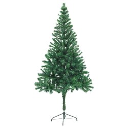 Arbre de Noël artificiel pré-éclairé/boules 180 cm 564 branches 
