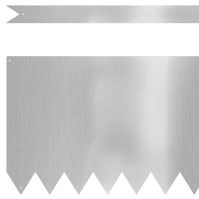 bords de pelouse 30 pcs 100x0,5x30 cm Acier galvanisé 