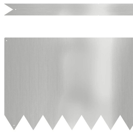bords de pelouse 30 pcs 100x0,5x30 cm Acier galvanisé 
