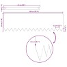 bords de pelouse 30 pcs 100x0,5x30 cm Acier galvanisé 