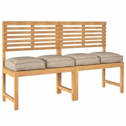 Coussins de palette pour siège - 4 pcs - Taupe - 40 x 40 x 8 cm - Tissu Oxford 