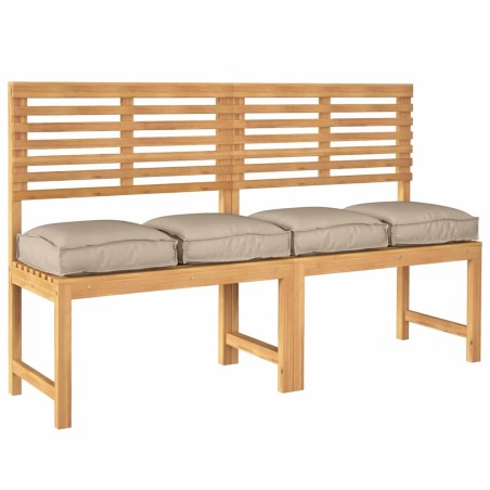 Coussins de palette pour siège - 4 pcs - Taupe - 40 x 40 x 8 cm - Tissu Oxford 