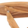 Table à dîner de jardin Ø90x75 cm Bois de teck massif 
