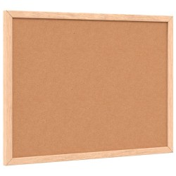 Tableau noir avec cadre bois de pin massif noir 40x30 cm 