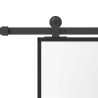 Porte coulissante kit de quincaillerie trempé verre aluminium 