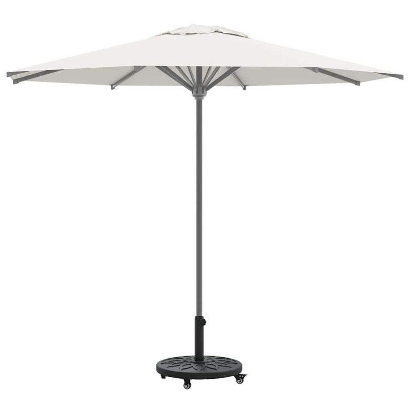 Base de parasol avec roues pour poteaux Ø38-48 mm, 13 kg, ronde 