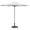 Base de parasol avec roues pour poteaux Ø38-48 mm, 13 kg, ronde 