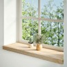Appuis de fenêtre 2 pcs non traité 70x25x2 cm bois chêne massif 