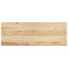 Appuis de fenêtre 2 pcs non traité 70x25x2 cm bois chêne massif 