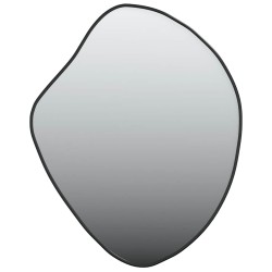 Miroir mural Noir 60x50 cm 