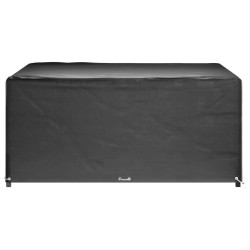 Housses de salon de jardin 2 pcs 16 œillets 250x250x90 cm carré 
