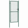 Portail de clôture acier 100x200 cm vert 