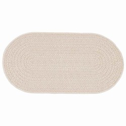 Tapis Crème 100 x 200 cm PP 