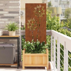 Panneau décoratif de jardin Rouillé 50 x 140 cm 