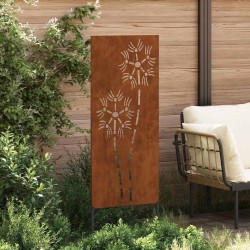 Panneau décoratif de jardin Rouillé 50 x 140 cm 