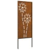 Panneau décoratif de jardin Rouillé 50 x 140 cm 
