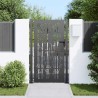Porte de Jardin Autre Noir 105 x 175 cm Acier peint par poudre 