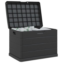 Boîte de jardin - Anthracite, 77,5 x 54,5 x 53 cm, Plastique, 170 L 