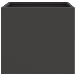 Jardinières 2 pcs noir 32x30x29 cm acier 