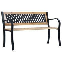 Banc de jardin 120 cm Bois 