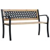 Banc de jardin 120 cm Bois 