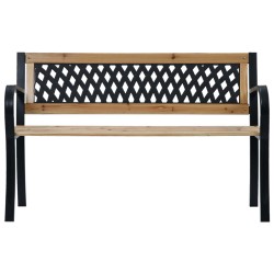 Banc de jardin 120 cm Bois 