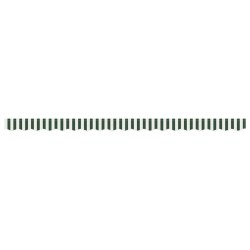 Valence de auvent pour un cadre de 4 m vert et blanc 3,8x0,2 m 