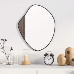 Miroir mural Noir 50x40 cm 