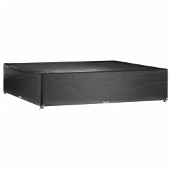 Housses de salon de jardin 2 pcs 16 œillets 240x240x55 cm carré 