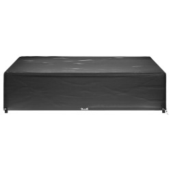 Housses de salon de jardin 2 pcs 16 œillets 240x240x55 cm carré 