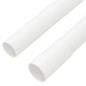 Goulottes de câble avec pinces Ø20 mm 10 m PVC 