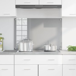 Éclairage pour cuisine Gris clair 90x60x0,6 cm en verre trempé 