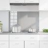 Éclairage pour cuisine Gris clair 90x60x0,6 cm en verre trempé 