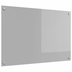Éclairage pour cuisine Gris clair 90x60x0,6 cm en verre trempé 