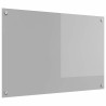 Éclairage pour cuisine Gris clair 90x60x0,6 cm en verre trempé 