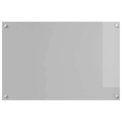 Éclairage pour cuisine Gris clair 90x60x0,6 cm en verre trempé 