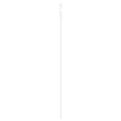 Porte coulissante avec kit 'ORKDAL'Bois massif blanc et verre 