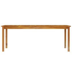 Table de jardin 200x100x74 cm Bois d'acacia solide 