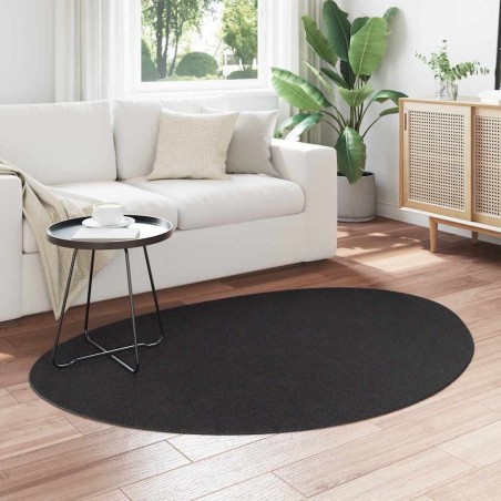 Tapis Noir 120 x 170 cm Coton 