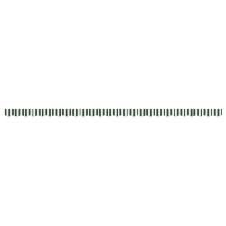 Auvent pour Cadre de 6 m en Vert et Blanc 5.8 x 0.2 m 