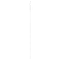 Porte coulissante avec kit matériel Blanc 93x202 cm Bois massif Pin 
