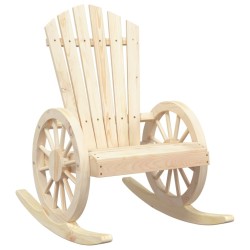 Chaises à bascule Adirondack lot de 2 bois de sapin massif 